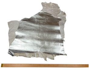 Natūrali oda Sidabrinė Natūrali oda Sidabrinė