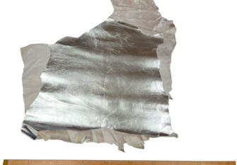 Genuine leather Silver