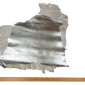 Genuine leather Silver