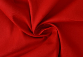 Storesnė medvilnė su elastanu Raudona