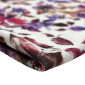 Jersey purple flowers in white