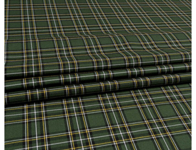 Checkered fabric Red