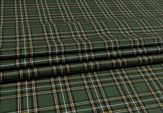 Checkered fabric Red