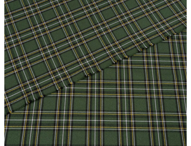 Checkered fabric Red internetu