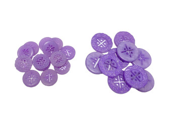 Button other, of circular cross-section