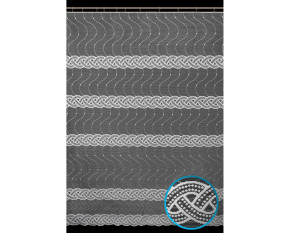 Measurable back curtains 180cm