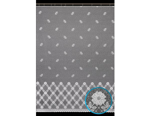 Measurable back curtains 180cm