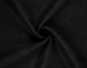Velour curtains Black