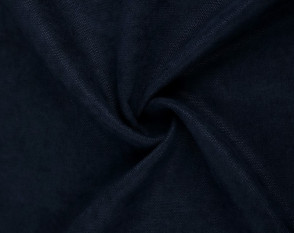 Velour curtains Dark blue