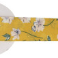 Dekoratyvinė juostelė 40mm Gėlės geltoname
