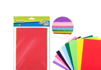 Filcas (veltinis) 1mm 20cmx30cm 10vnt Spalvų mix