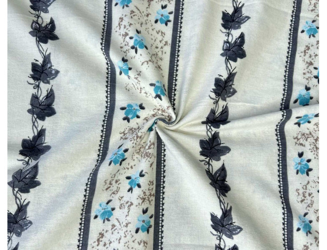 Flannel Flowers and leaves in yellow