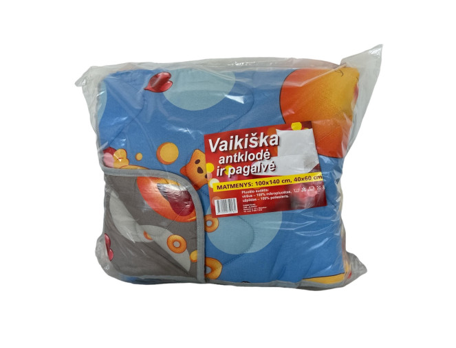 Vaikiška antklodė ir pagalvė