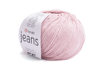 YarnArt Jeans 83 Pelenų rožinė