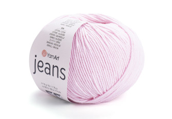 YarnArt Jeans 18 Šviesiai rožinė