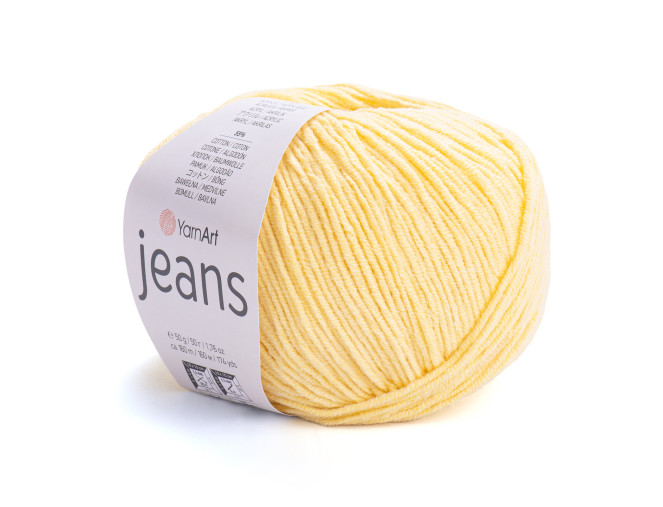 YarnArt Jeans 88 Šviesiai geltona