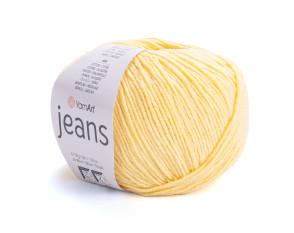 YarnArt Jeans 88 Šviesiai geltona YarnArt Jeans 88 Šviesiai geltona