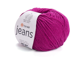 YarnArt Jeans 91 Tamsi ciklameno