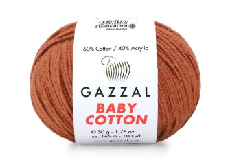 Gazzal Baby Cotton 3454 Blukinta raudonų plytų