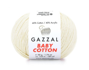 Gazzal Baby Cotton 3437 Kreminė Gazzal Baby Cotton 3437 Kreminė