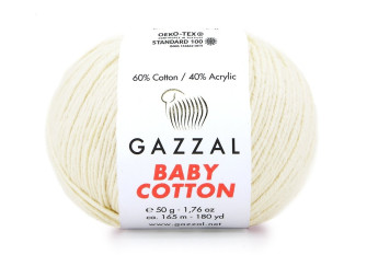 Gazzal Baby Cotton 3437 Kreminė