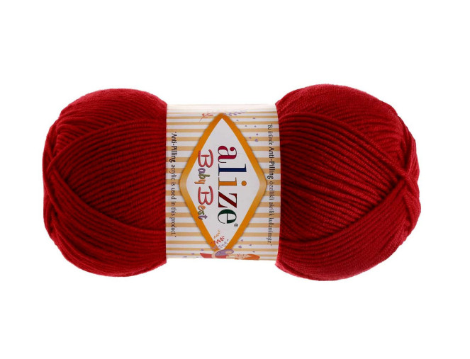 Alize baby best 106 dark red