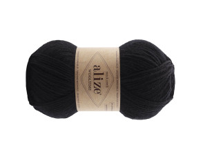 Alize Wooltime 60 Juoda Alize Wooltime 60 Juoda