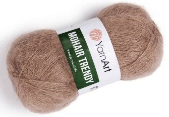 YarnArt Mohair Trendy 116 Šviesiai ruda