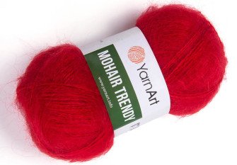 YarnArt Mohair Trendy 105 Red