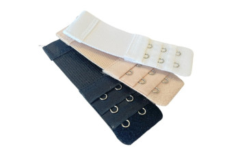 Bra extension with elastic 2 hooks Set