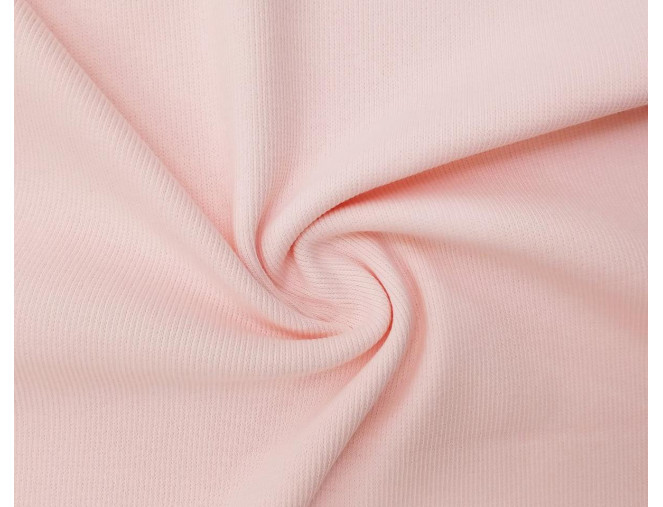 RIB knitted fabric Light pink