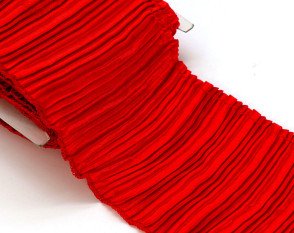 Pleated tape 110mm Red Pleated tape 110mm Red