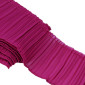 Pleated ribbon 110mm Cyclamen