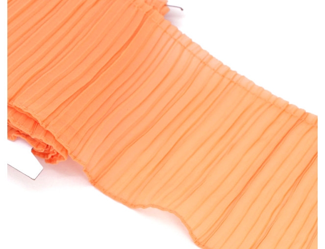 Pleated tape 110mm Peach
