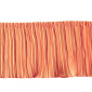Pleated tape 110mm Peach pigiau
