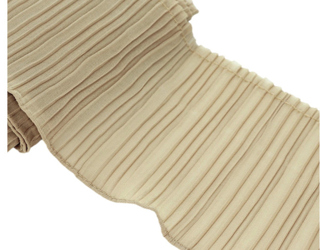 Pleated tape 110mm Sand