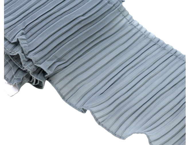 Pleated tape 110mm Grey