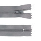 Spiralinis užtrauktukas 10cm Pilkas