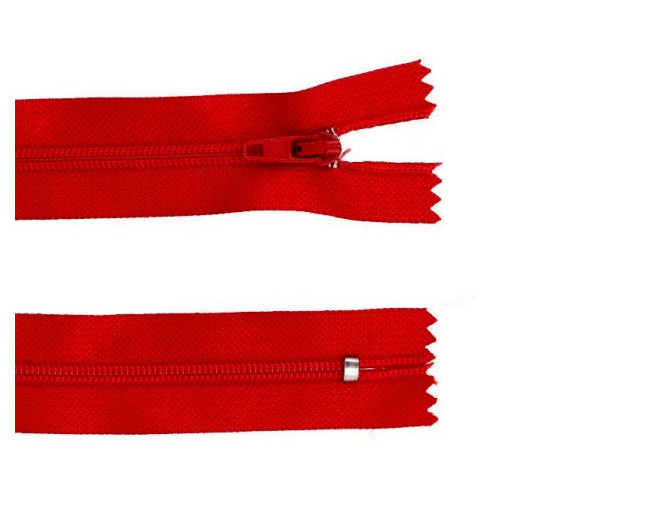 Spiralinis užtrauktukas 10cm Raudona