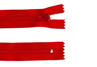 Spiral zipper 10cm Red