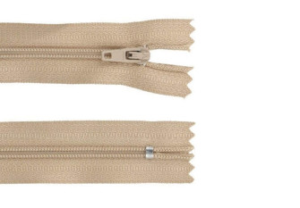 Spiral zipper 10cm Sand