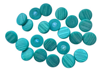Button manufacture from materials of any heading