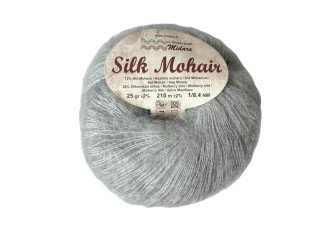 Silk mohair 910 Šviesiai pilka