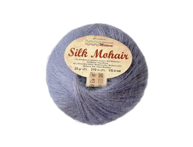 Silk mohair 720 Tamsi alyvinė