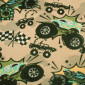 Flisas Monster truck smėliniame pigiau