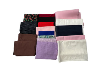 Other woven fabrics, knitted or crocheted