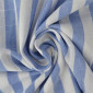Cotton fabric Blue striped