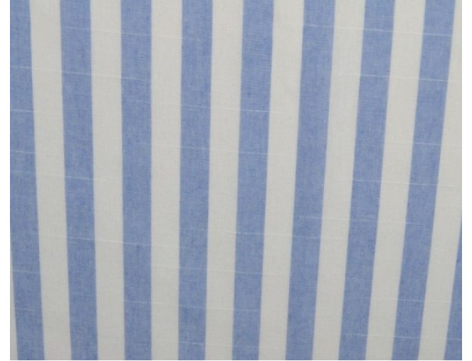 Cotton fabric Blue striped pigiau