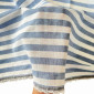 Cotton fabric Blue striped internetu