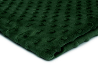 Minky fabric Dark green